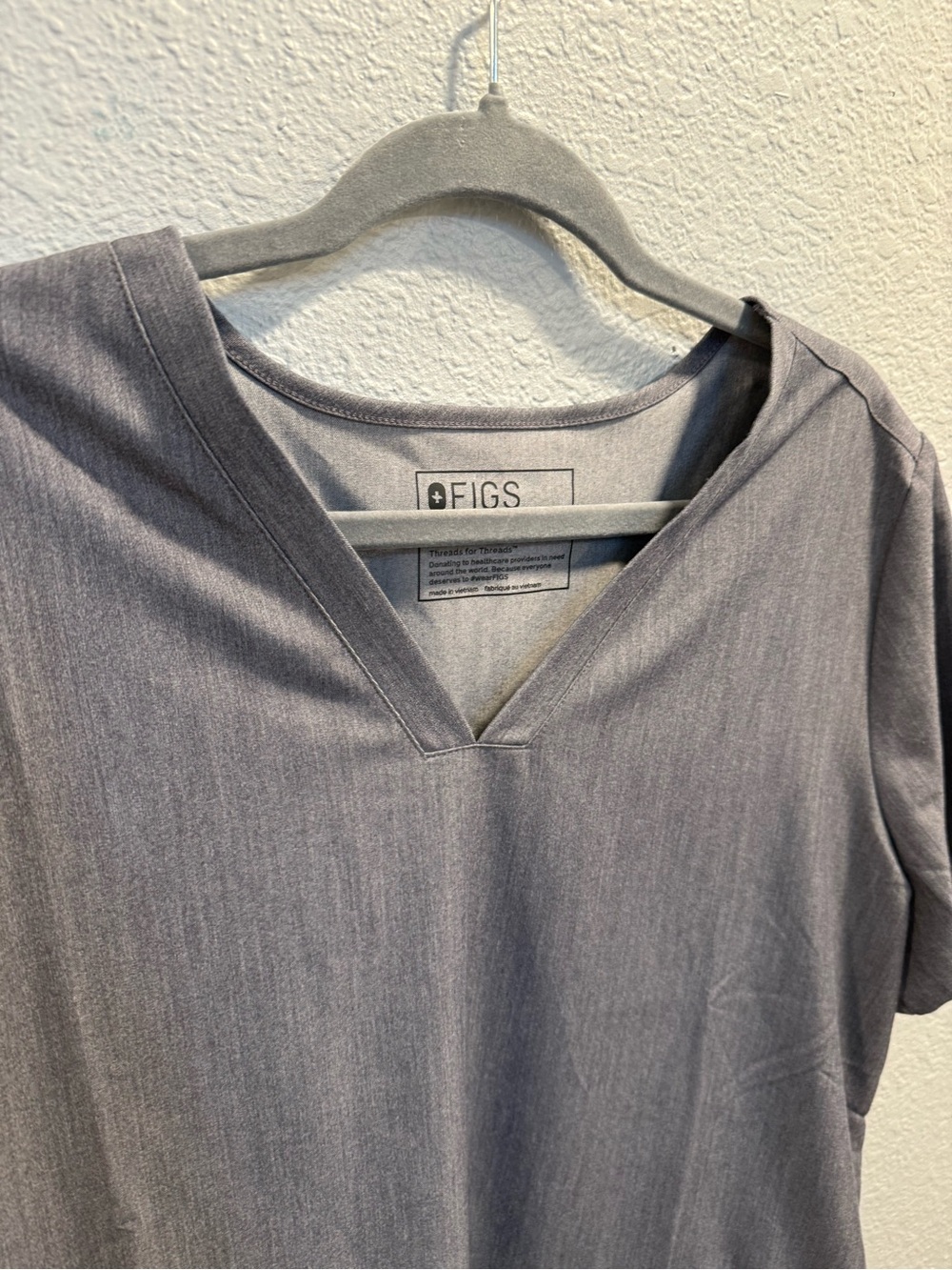 Figs Gray Top - XL